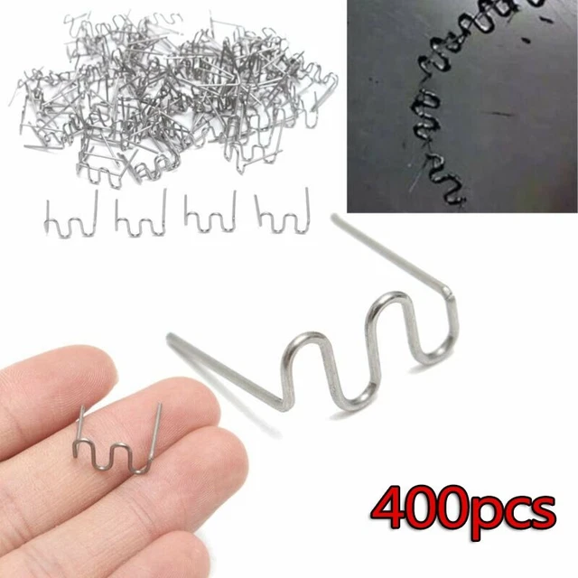 400 pz. staffe pretagliate 0,8 mm staffe calde per quaderno in plastica