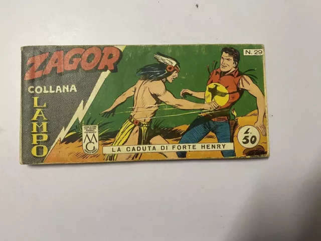 Zagor Striscia Prima Serie N 29 Ottimo Bonelli Ferri Audace