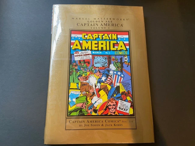 Golden Age Captain America Vol. 1 Marvel Masterworks HC 1st print reprints 1-4