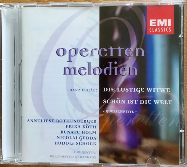 Franz Lehár Die lustige Witwe / Schön ist die Welt Querschnitte Musik CD