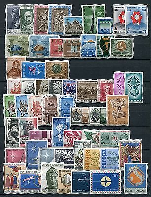 ITALY 1963-65  MNH COMPLETE COLLECTION 58 Stamps