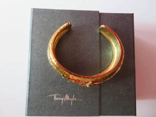 Bracelet Jonc étoile THIERRY MUGLER Plaqué or et Zirconium. 89,00€ Neuf T11212DZ 3