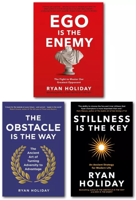 Ryan Holiday 3 Books Collection Set - Non Fiction - Paperback