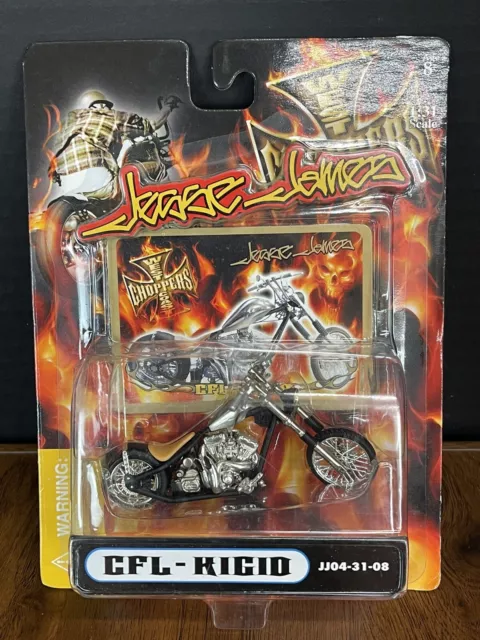 Jesse James West Coast Choppers Diecast CFL RIGID Motorcycle 1:18 Scale