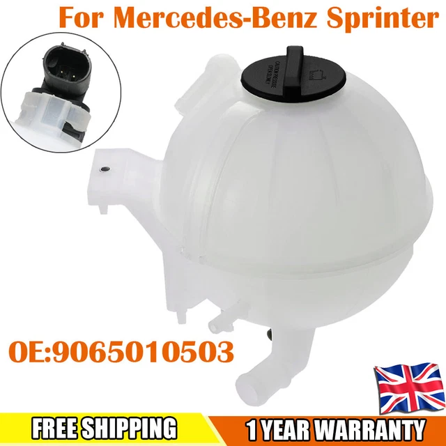 COOLANT EXPANSION HEADER Tank With Sensor For MercedesBenz Sprinter