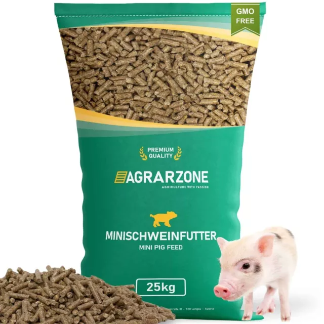 Agrarzone Minischweine-Futter Pellets 25 kg Zwergschweine Teacup Schweine