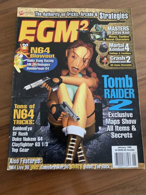 EGM2 Magazine January 1998 Tomb Raider 2 Electronic Gaming Monthly