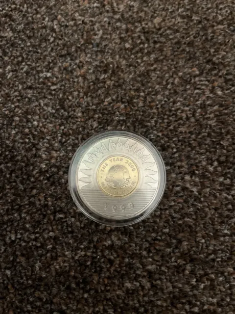 House Clearance Queen Elizabeth £5 Coin Millennium 1999