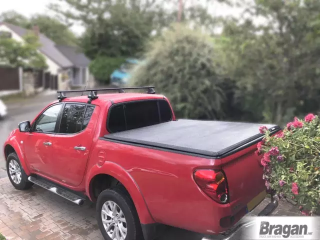 TriFold Soft Tonneau Cover To Fit Mitsubishi L200 Double Cab 2005-2015 Accessory