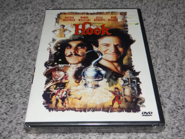 HOOK (1991 WS DVD) Robin Williams Julia Roberts Peter Pan Tinkerbell  NEW/SEALED $9.95 - PicClick