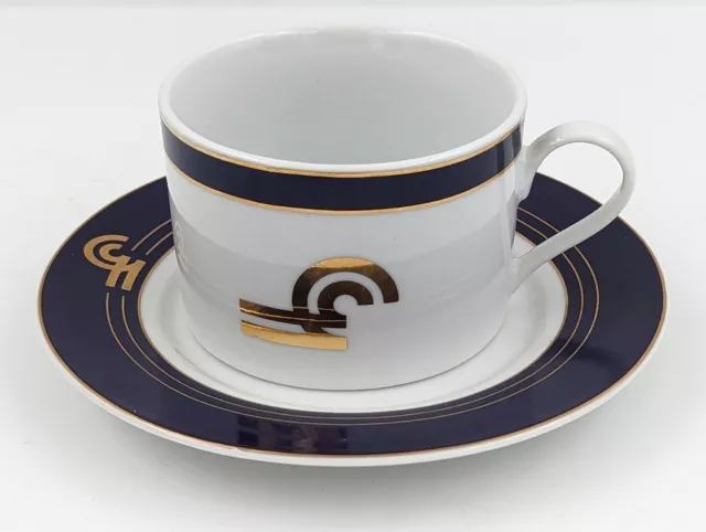 Conrail Railroad Tea Cup and Saucer Set by Regal Porcelain China