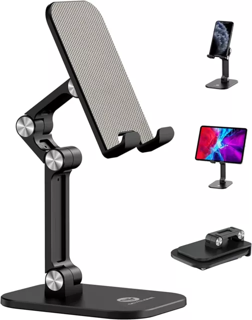 Foldable Tablet Desktop Stand Cell Phone Holder Mount For iPhone Samsung iPad US