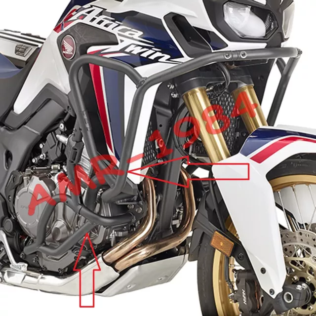 Givi Tnh1144 Tn1144 Paramotore Superiore + Inf. Honda Africa Twin 1000 2016-2019 2