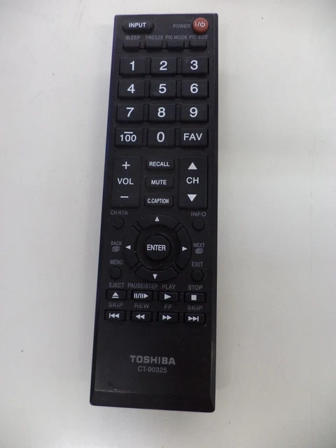 Original Toshiba Remote Control USBRMT CT-90325 50L2200U 37E20 22AV600 32C120U