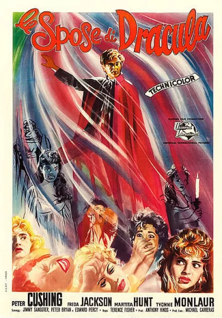 Affiche / Poster Italian  "Les Maitresses de Dracula / The Brides of Dracula"