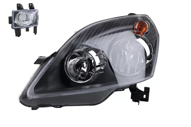 Scheinwerfer Halogen passend für Opel Zafira B 07/2005-01/2008 H7 H1 Li. + Nebel