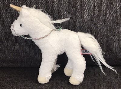 Kuscheltier Pegasus „Unicorn“ flauschig Stofftier weiß: Plüsch Einhorn 