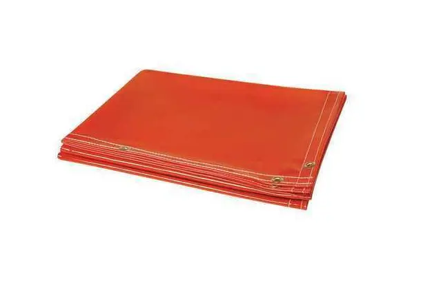 STEINER Protect-O-Screen, 6 ft. H x 8 ft.W .36mm Thick, Orange, 338-6X8