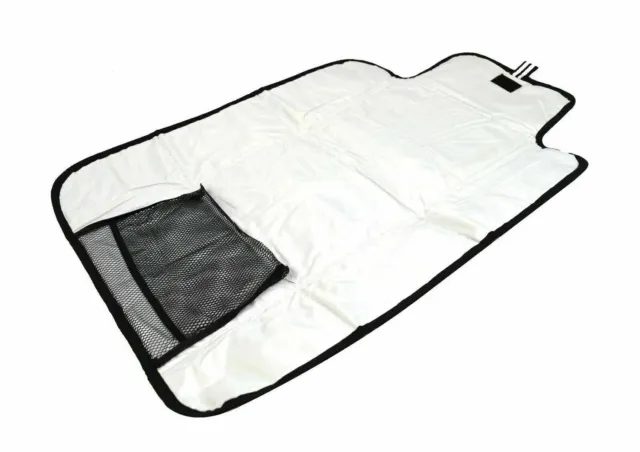 Baby Travel Changing Mat Portable Nappy Foldable Padded Washable Black UK SELLA
