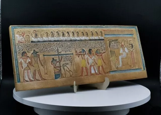 Ancient Egyptian Antiquities Wall Relief Trail of the Dead painting from the BC