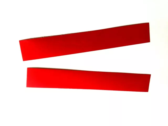 2 x Rot Reflexfolie Reflektorfolie Reflektor Folie Band Streifen Aufkleber