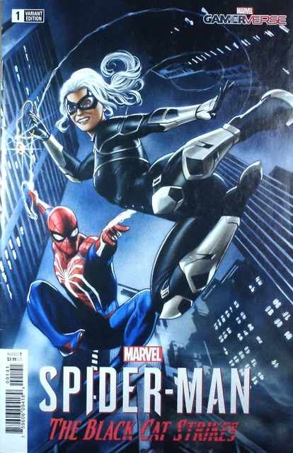 SPIDER-MAN : Black Cat Strikes 1 ( Granov 1:10 Variant) Hot Marvel comics  VF/NM