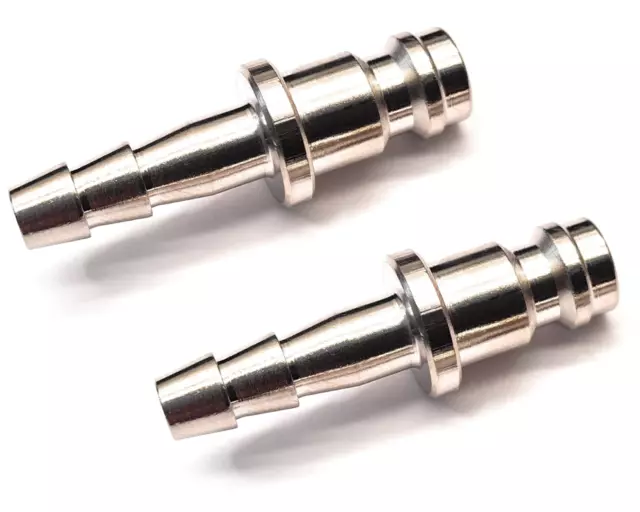 Rectus 21 Typ Schnellverbinder Stecker 6 mm Schlauchschwanz - Wassergespeiste Stange Kupplung x 2 Stück