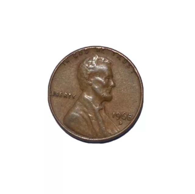 1968 D Lincoln Penny with Error on Top Rim, and "L" in Liberty on Edge, & more.