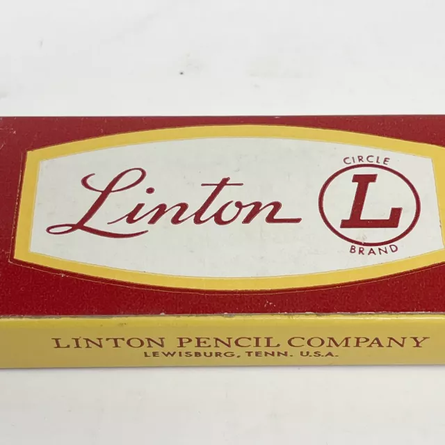 Vintage Linton USA Vita Color Pencils Red 1802 Lot Of 12 Unsharpened New Dozen 2