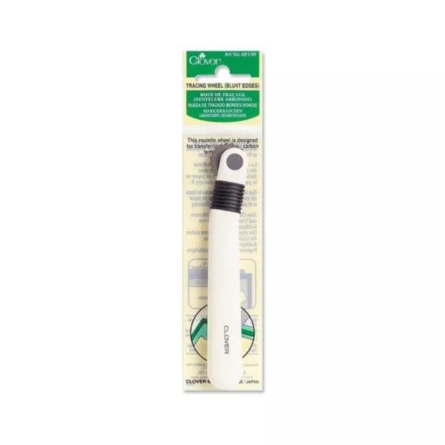 Clover Blunt Tracing Wheel – White