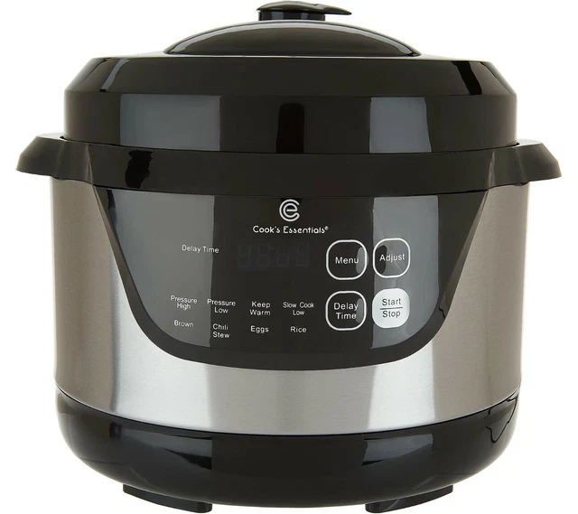 CooksEssentials 8 qt. Digital Stainless Steel Pressure Cooker with