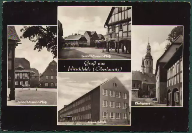 Ansichtskarte Hirschfelde 1966 Zittau Oberlausitz Sachsen Görlitz Ostritz Polen