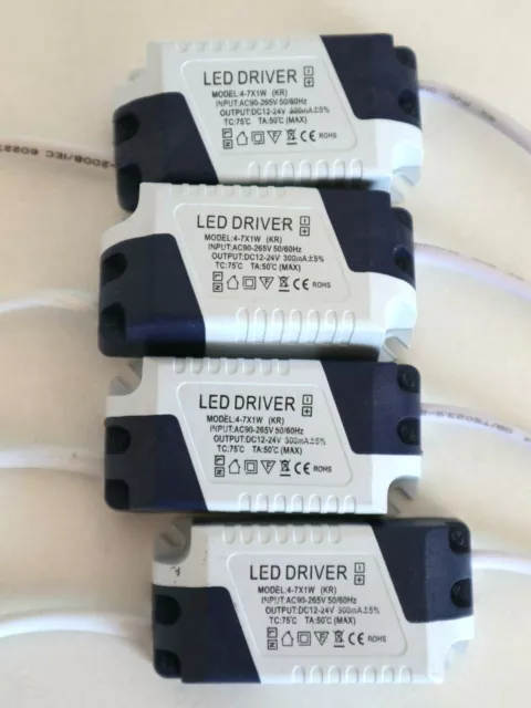 SJLERST 4-7X1W LED Driver Transformateur, Eclairage de plafond Systèmes  d'éclairage D'alimentation à Courant