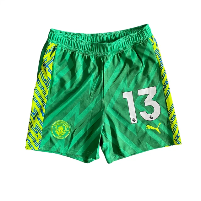 Pantaloncini da calcio Manchester City (taglia 11-12y) pantaloncini da bambino GK - n. 13 - Nuovo