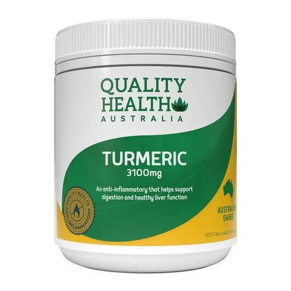 Quality Health Turmeric 3100mg Tab X 100