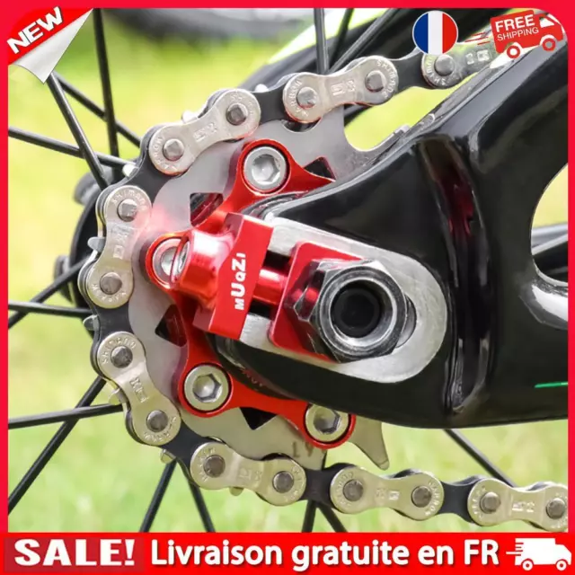 Chain Adjuster Tensioner Aluminum Alloy CNC Chain Press for Single Speed Bicycle