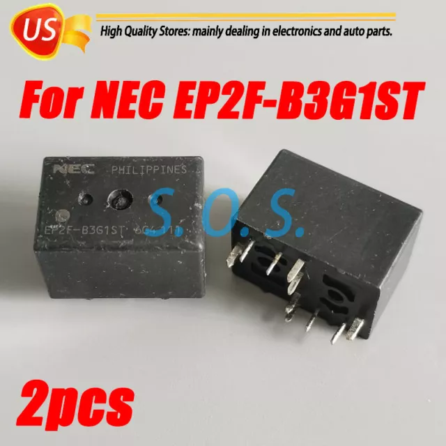 2PCS New For NEC EP2F-B3G1ST EP2FB3G1ST Automotive Relay 12VDC 30A 10 Pins