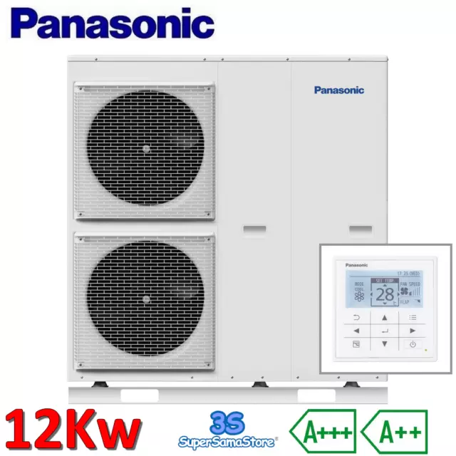 3S Panasonic Aquarea Monobloc 12,0 Kw - Pompe A Chaleur 220V Froid Et Chaud