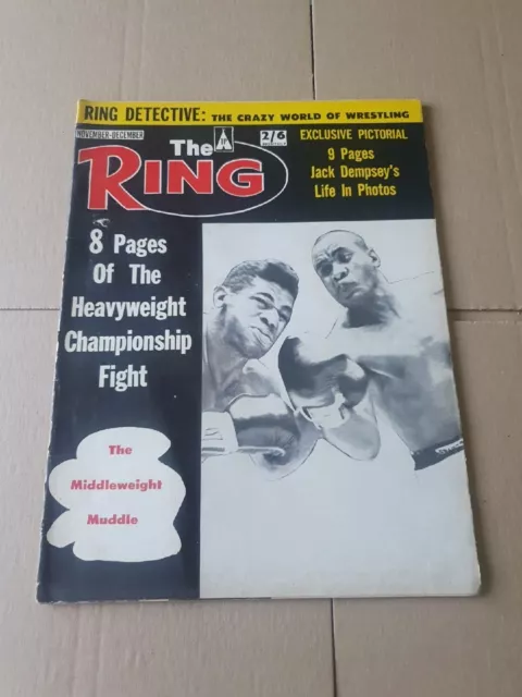 Vintage Boxing The Ring Magazine 1962 November-December (TRM.B7)