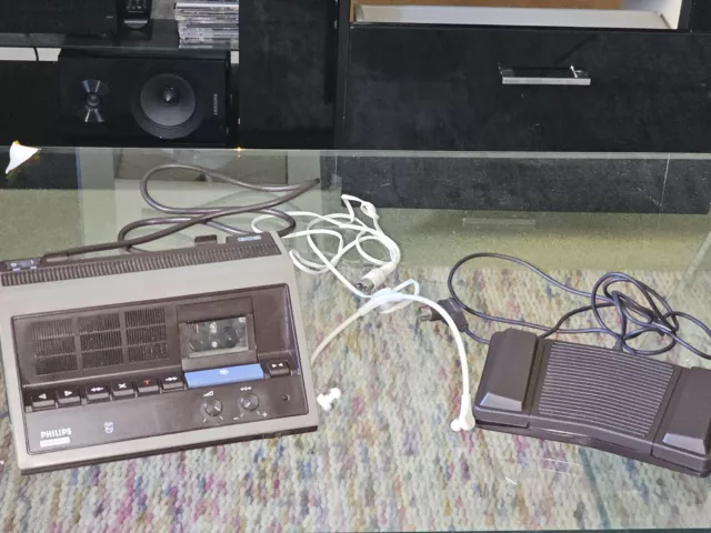 Philips LFH 0302 Transcribtion / Transcriber Dictation  System - Mini Cassette