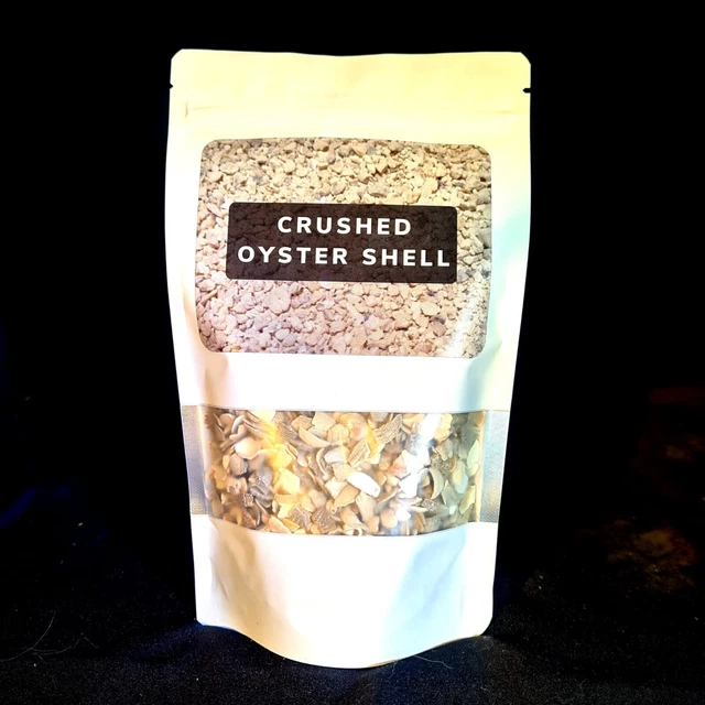 Cáscara de ostra triturada premium | 250g-2kg | medio filtrante | calcio | amortiguador de pH
