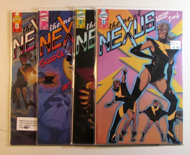 The Next Nexus Lot of 4 #1,2,3,4 First Comics (1989) 1st Print Comic Books