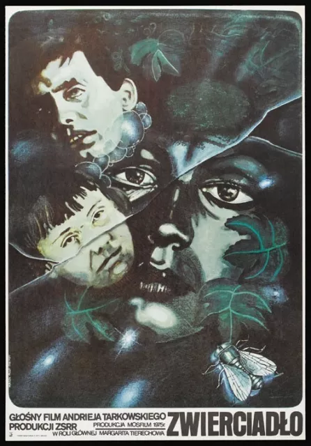 The mirror Andrei Tarkovsky (1975) cult movie poster reprint 19x12.5 inches The mirror Andrei Tarkovsky (1975) cult movie poster reprint 19x12.5 inches