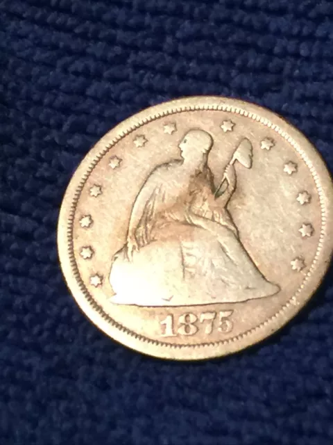 1875s Twenty Cent Piece