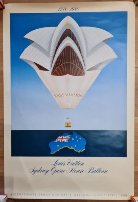 Autentico Poster Vela Louis Vuitton Cup America S Cup 1986 87 Eur 106 25 Picclick It