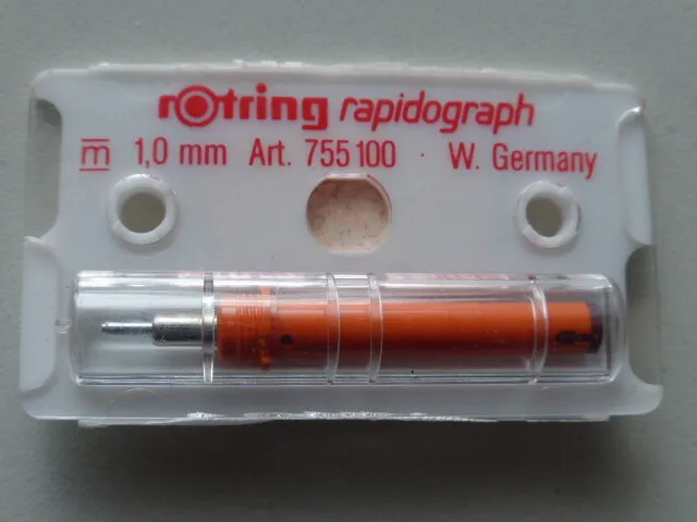 Original Zeichenkegel rOtring Rapidograph 1,0 mm NEU/OVP