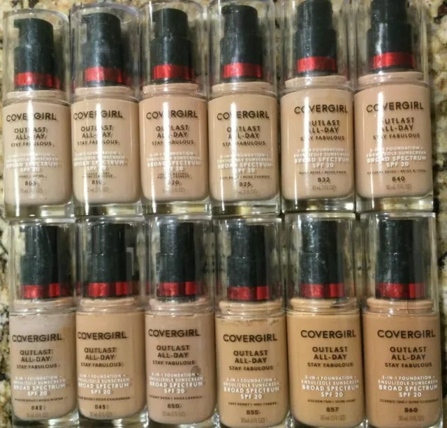 COVERGIRL Outlast All-Day Stay Fabulous 3 in1 Foundation CHOOSE SHADE ( READ )