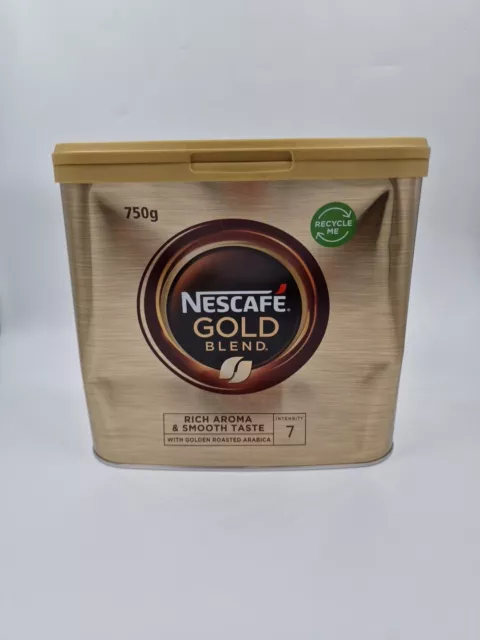Nescafe Gold Blend Instant Coffee Granules 750g - Dented Tin.