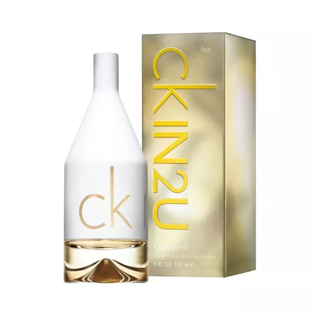 CALVIN KLEIN ck IN2U Eau de Toilette for her ORIGINAL 150 ML