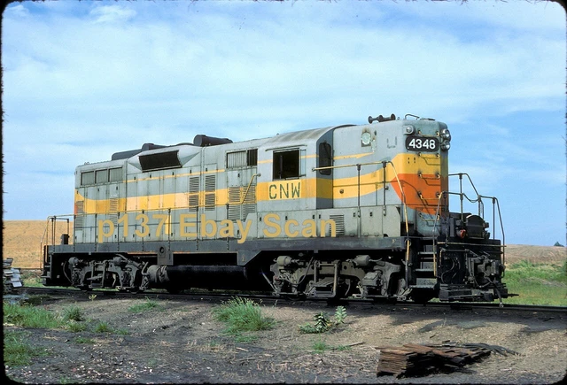 CNW Chicago & North Western QNSL PNC 4348 ORIGINAL 1976 Kodachrome Slide